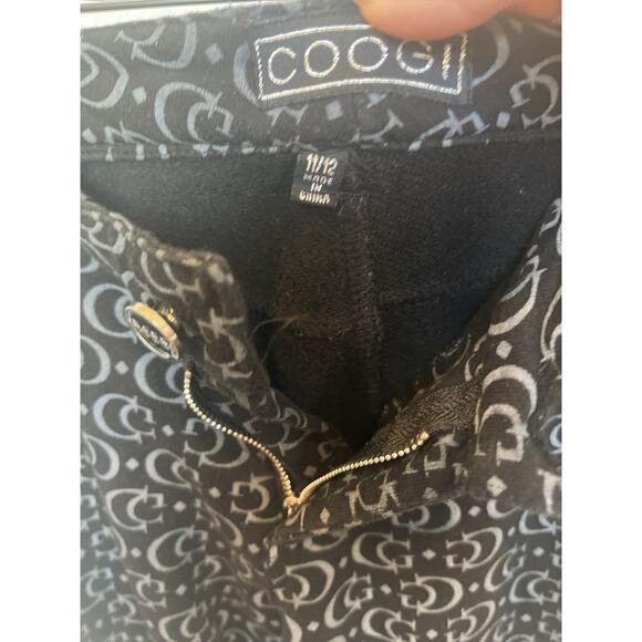 Vintage Y2K Coogi Womens Logo Pants Size 11 12 Preppy Grunge Streetwear Juniors - Picture 8 of 16